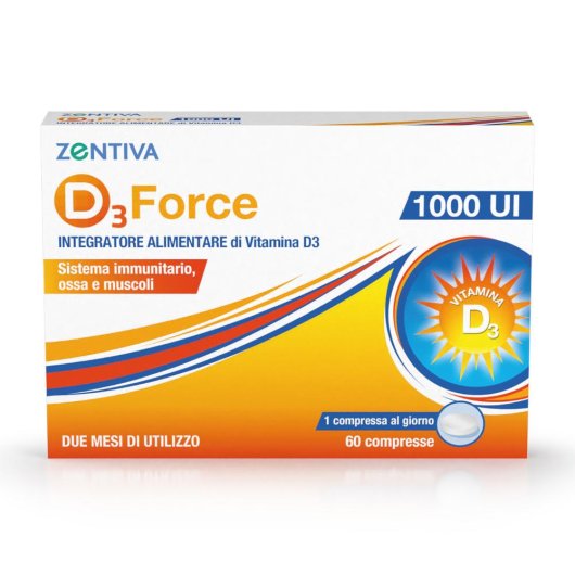 ZENTIVA D3 FORCE 1000UI 60CPR