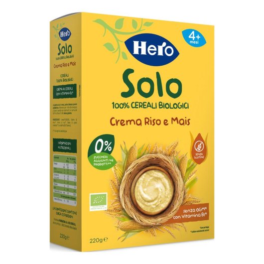 HERO SOLO CREMA RISO/MAIS 220G