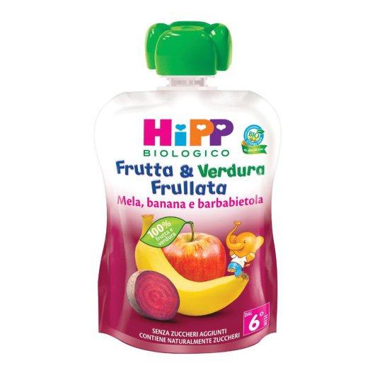 HIPP BIO FRUT&VERD MEL/BAN/BAR