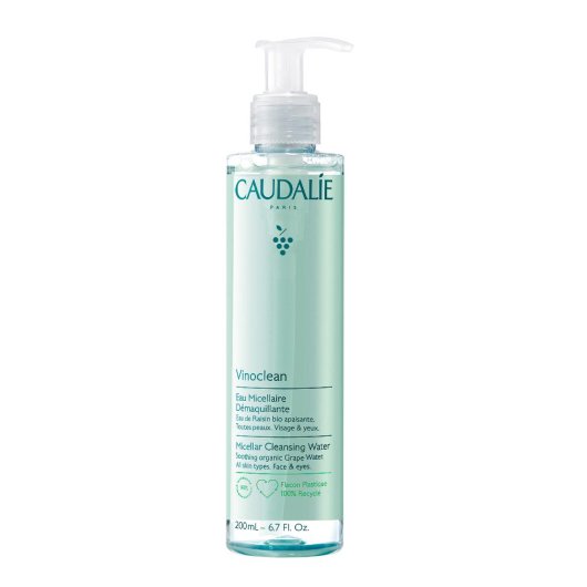 Caudalie Acqua Micellare Struccante Viso e Occhi - Flacone da 200 ml - Acqua micellare struccante e detergente che idrata in profondità, lasciando la pelle morbida e luminosa