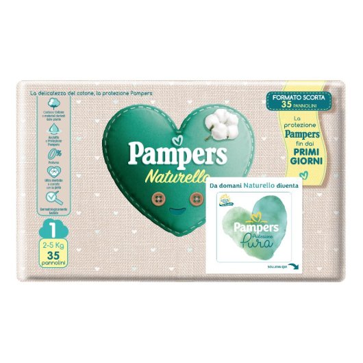 PAMPERS NATURELLO NEWBORN 35PZ