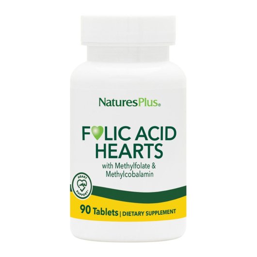 FOLIC ACID HEARTS+B6 B12 90TAV