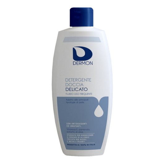 Dermon - Detergente Doccia Delicato - Alfasigma - Flacone da 400 ml - Detergente ad azione antiossidante e idratante