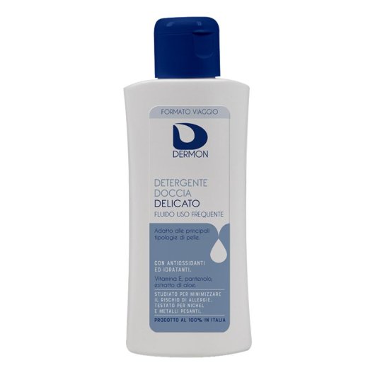 Dermon - Detergente Doccia Delicato - Alfasigma - Flacone da 100 ml - Detergente ad azione antiossidante e idratante