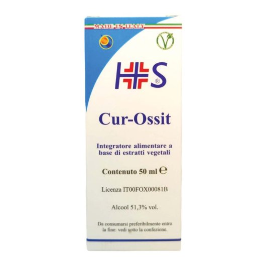 Cur-Ossit - Herboplanet - Flacone da 50 ml - Integratore alimentare adattogeno, che contribuisce al rilassamento fisico e mentale