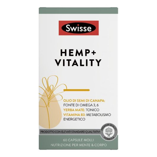 SWISSE HEMP+ VITALITY 60CPS