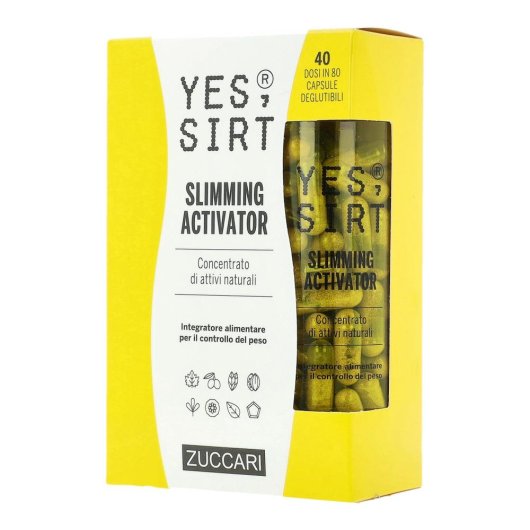 Yes Sirt Slimming Activator Capsule - Zuccari - 80 capsule - Integratore alimentare per il controllo del peso