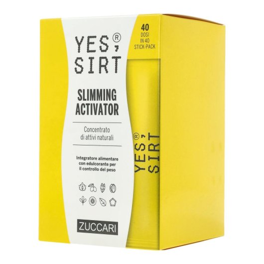 Yes Sirt Slimming Activator Stick-pack - Zuccari - 40 stick-pack - Integratore alimentare per il controllo del peso