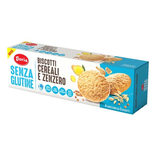 DORIA BISCOTTI CEREALI-ZENZERO