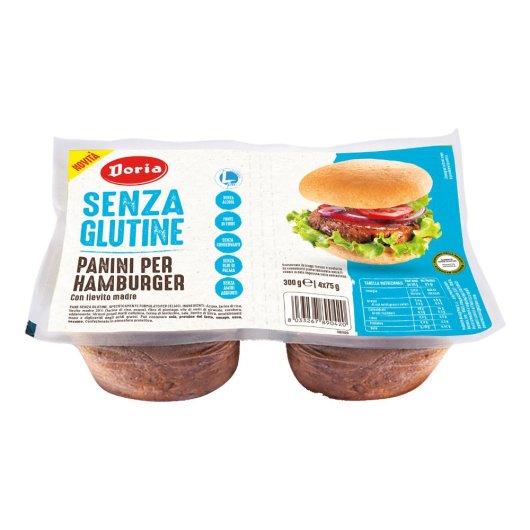 DORIA PANINI HAMBURGER 4X50G