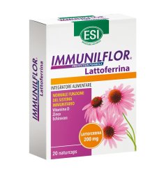 Immunilflor Lattoferrina - Esi - 20 Naturcaps - Integratore per il supporto delle difese immunitarie Immunilflor Lattoferrina - Esi - 20 Naturcaps - Integratore per il supporto delle difese immunitarie