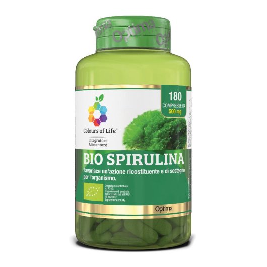 BIO SPIRULINA 180CPR COLOURS