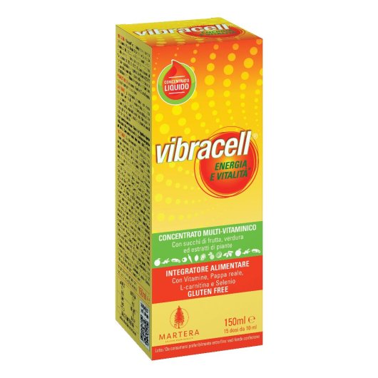 Vibracell - Named - Flacone da 150 ml - Integratore alimentare indicato come tonico per il recupero psicofisico in situazioni di forte stress, affaticamento e intensa attività sportiva