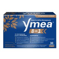 Ymea 8-in-1 Integratore per la Menopausa 30 Compresse