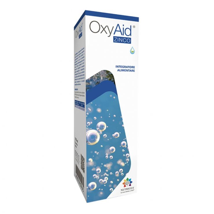 OxyAid Zinco - Nutrigea  - Flacone da 100 ml  - Integratore a base di Zinco