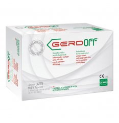 GerdOff (Gusto latte) - Alfasigma - 30 compresse - Dispositivo medico che aiuta a contrastare i sintomi del reflusso gastro-esofageo e dell'iperacidità