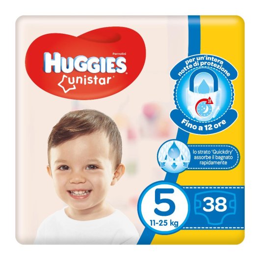 HUGGIES UNISTAR GRANDE 5 38PZ<