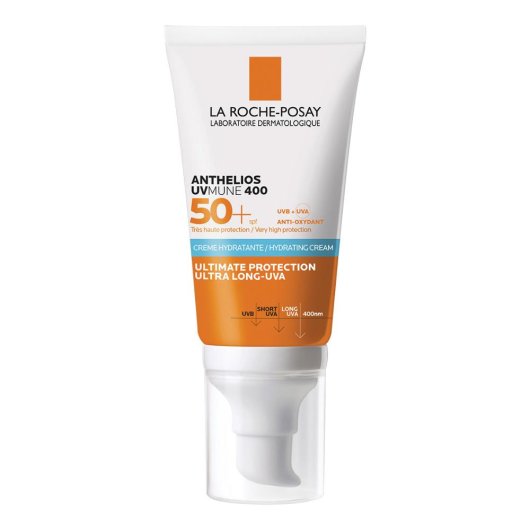 La Roche Posay Anthelios UVMANE 400 Crema Idratante Spf50+ - Protezione Solare Idratante 50ml