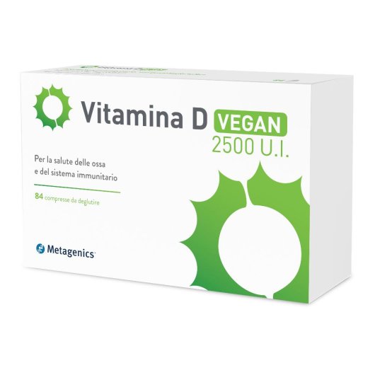 Vitamina D Vegan Ossa 2500 UI Metagenics 84 Compresse