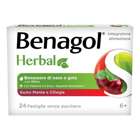 BENAGOL HERBAL MENTA CIL 24PAST