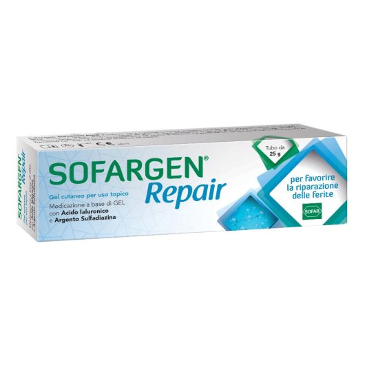 Sofargen Repair - Alfasigma - 25 grammi - Gel per il trattamento di piccole lesioni cutanee