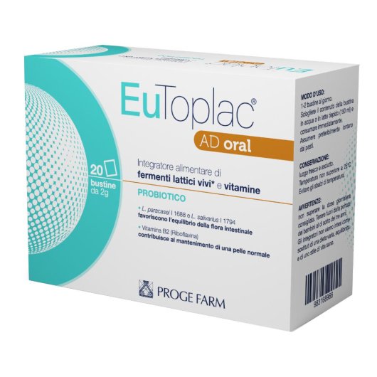 EUTOPLAC AD ORAL 20BUST