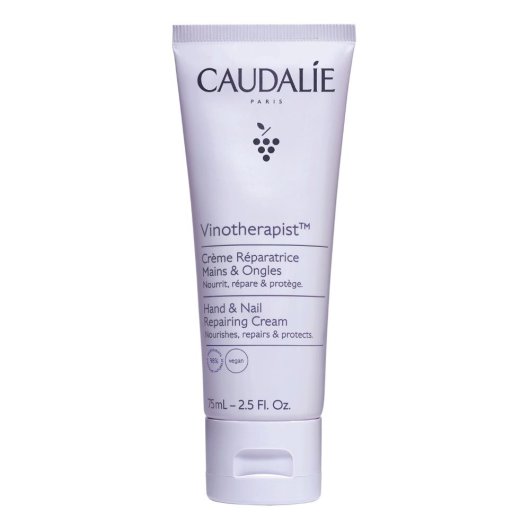 Caudalie Vinotherapist - Crema Mani e Unghie Nutriente e Protettiva - Tubo da 75 ml - Crema che nutre e ripara la pelle delle mani e i tessuti delle unghie