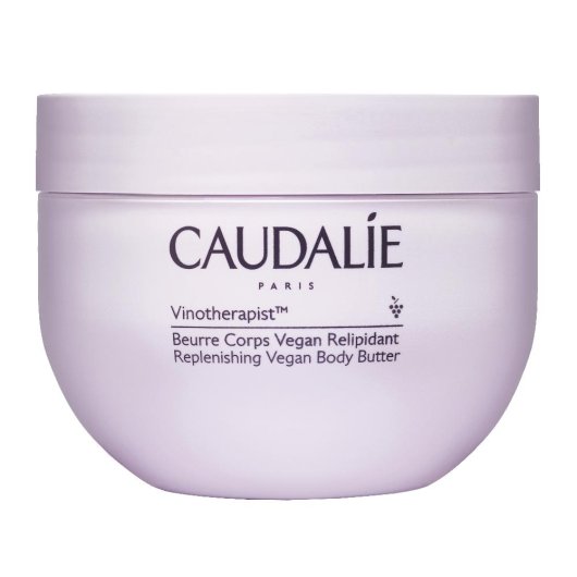 Caudalie Vinotherapist Burro Corpo Vegan Relipidante - Vasetto da 250 ml - Trattamento corpo idratante e lenitivo per pelli secche a tendenza atopica