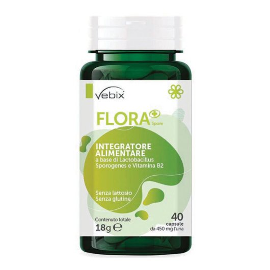 VEBIX FLORA+ 40CPS 450MG