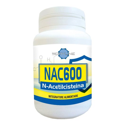 NAC 600 N-Acetilcisteina 60 Capsule -BodyLine