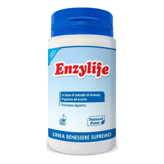 Enzylife - Natural POint - 90 Capsule - Integratore per il supporto della funzione digestiva