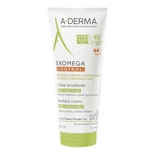 Aderma Exomega Control Crema Emolliente Anti-Grattage 200ml