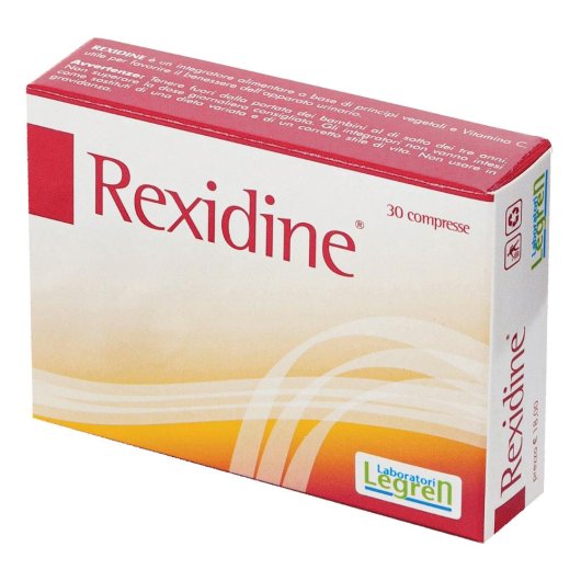 Rexidine - Laboratori Legren - 30 compresse - Integratore alimentare per la normale funzionalità dell'apparato urinario