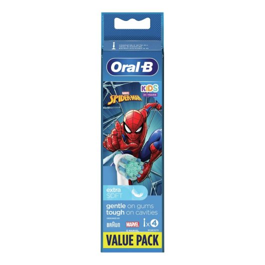 ORALB REFILL SPIDERMAN 4PZ