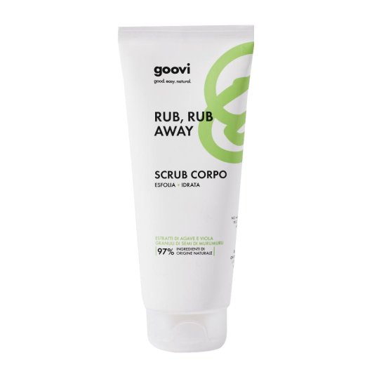 Scrub corpo - Rub, rub, away - goovi - 200 ml - Scrub corpo ad azione esfoliante e idratante