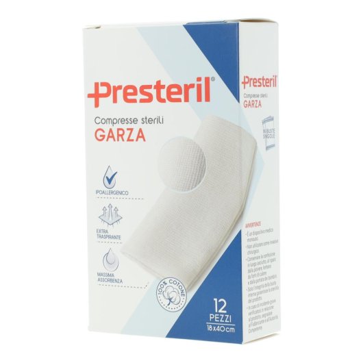 GARZA MEDIPRESTERIL 12/8 18X40 GARZA MEDIPRESTERIL 12/8 18X40