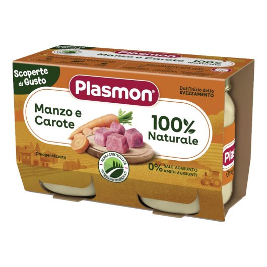 OMOG PLASMON MANZO/CAROTE 2X120G