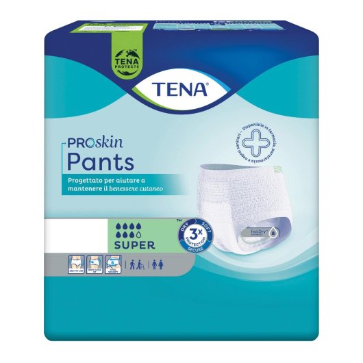 TENA PANTS SUPER L 10PZ