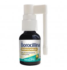 Neoborocillina Propolmiele+ - Alfasigma - 20 ml - Integratore in spray che favorisce il benessere della gola 