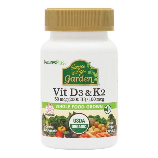 VITAMINA D3 & K2 50MCG 60CPS