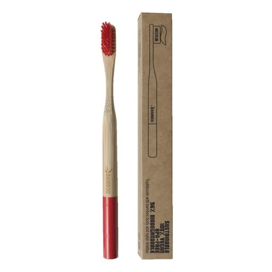 SPAZZOLINO BAMBOO MEDIUM ROSSO SPAZZOLINO BAMBOO MEDIUM ROSSO