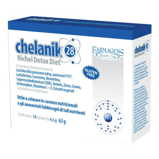 Chelanik 28 - 14 bustine - Integratore alimentare a base di Lactobacillus paracasei