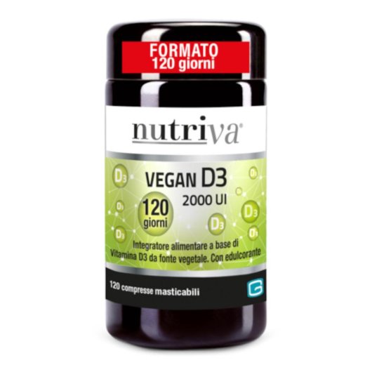 NUTRIVA VEGAN D3 120CPR