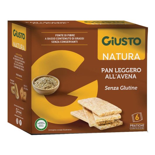 GIUSTO S/G PAN LEG AVENA 6X25G