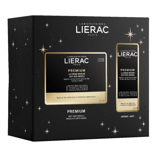 Lierac Premium Cofanetto - Crema Setosa Antietà 50ml + Crema Occhi 15ml