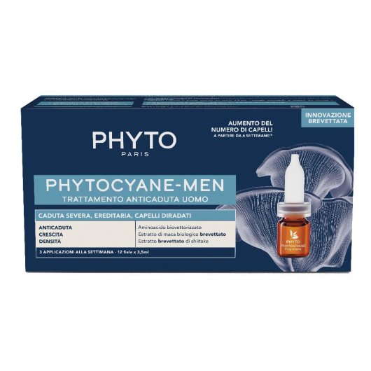 Phytocyane Fiale Anti-Caduta Severa Dei Capelli - Uomo 12x3,5ml