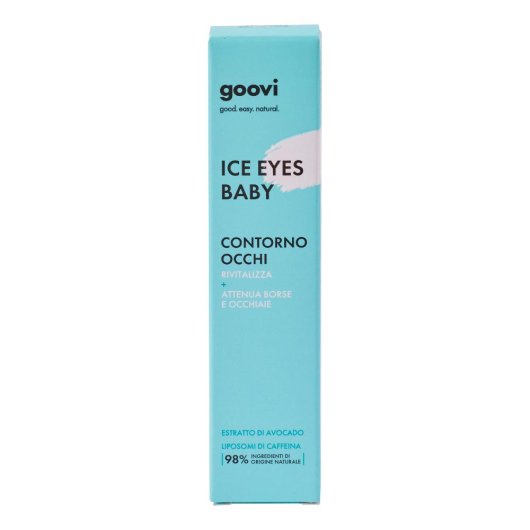 Contorno occhi borse e occhiaie - Ice eyes babe - goovi - 15 ml - Trattamento per il contorno occhi ad azione rinfrescante ed energizzante