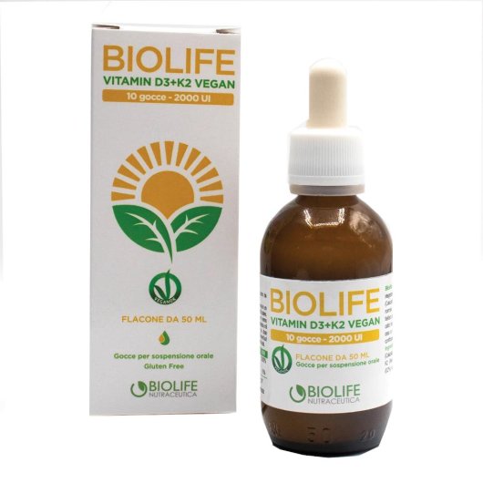 BIOLIFE VITAMIN D3+K2 VEGAN