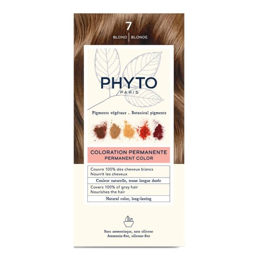 Phytocolor 7 Biondo Kit Colorazione Permanente Senza Ammoniaca