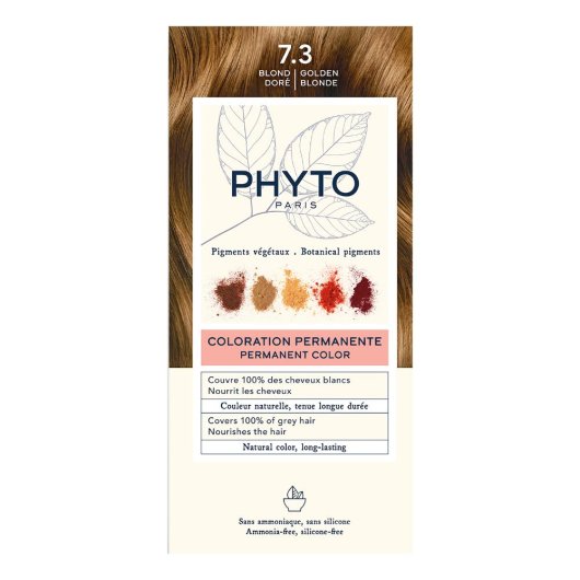 Phytocolor 7.3 Biondo Dorato Kit Colorazione Permanente Senza Ammoniaca